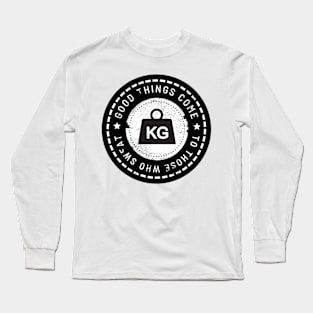 Motivation for training logo Long Sleeve T-Shirt